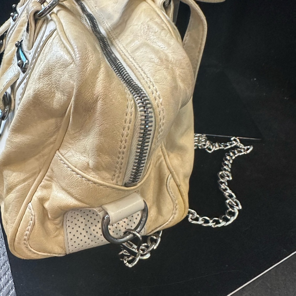 Balenciaga Vintage Cream and Beige Leather Shoulder Bag /Crossbody - Picture 11 of 16